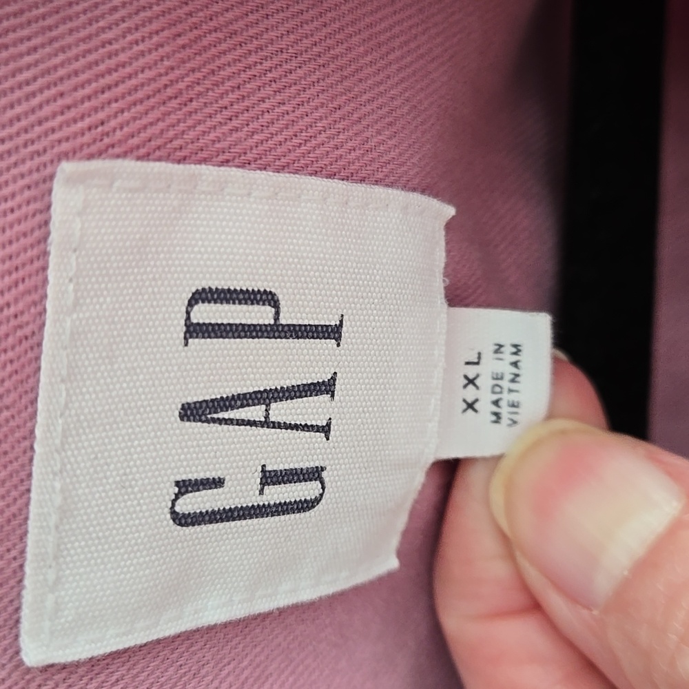 Women's Gap Utility Jacket Size XXL Dusty Pink - Picture 2 of 8